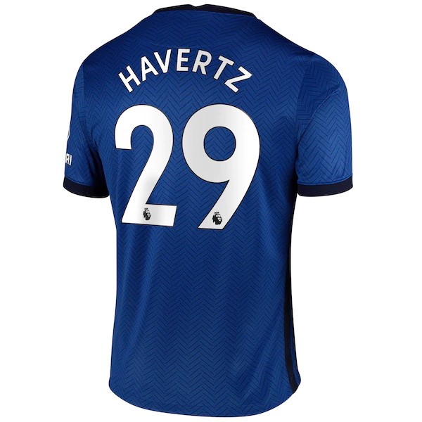 Camiseta Chelsea NO.29 Havertz Primera equipo 2020-2021 Azul